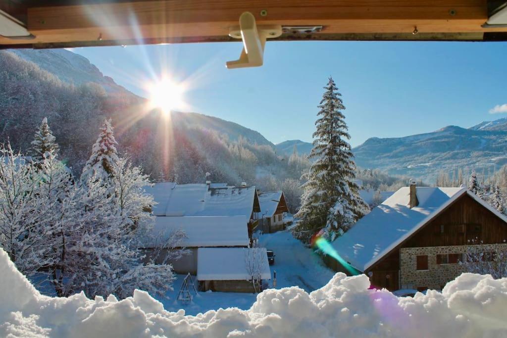 Bel Appartement - Parc National Des Ecrins Pelvoux Dış mekan fotoğraf